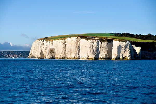 Old Harry Rocks from the sea